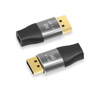 Cablecc Mini DisplayPort 1.4 8K 60Hz Adattatore femmina Ultra HD UHD 4K 144Hz a DP Plug 76804320 per Video PC Laptop TV