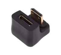 cablecc Mini HDMI 1.4 Up opposto U 360 gradi indietro angolato maschio a mini femmina convertitore adattatore di estensione