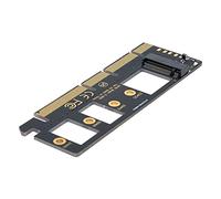 Cablecc NGFF M-Key NVME M.2 SSD vers PCI-E Express 3.0 16x X4 Adaptateur sans support Noir