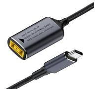 cablecc PD9V 5V 20V7A DC Jack Jack rettangolare Thinkpad X1 Ingresso a USB-C Tipo-C Alimentazione 140W Cavo di ricarica per laptop Telefono 18cm