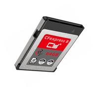 Cablecc Scheda di memoria CFexpress da 64 GB di tipo B CFE CFB compatibile con fotocamera XS 8K RAW PCIe Expansion