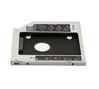 Cablecc - Supporto adattatore per un secondo disco rigido SATA da 9,5 mm, caddy per hard disk da inserire nello spazio del lettore CD e DVD dei computer portatili