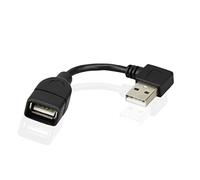 cablecc Tipo USB 2.0 tipo A maschio ad angolo retto a USB femmina 90 gradi tipo prolunga 10 cm
