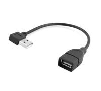 cablecc Tipo USB 2.0 tipo A maschio ad angolo sinistro su presa USB 90 gradi tipo prolunga 20 cm