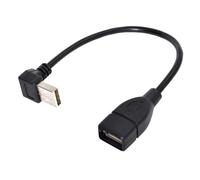 cablecc Tipo USB 2.0 tipo A maschio ad angolo verso l'alto su presa USB 90 gradi tipo prolunga 20 cm