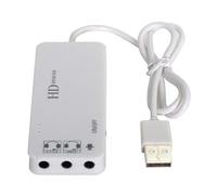 Cablecc USB 2.0 a 3 porte HUB & Audio 3.5mm Microfono CTIA OMTP per Computer Portatile