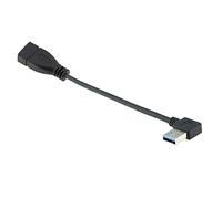 cablecc USB 3.0 Tipo-A Maschio a USB 3.0 Tipo-A Femmina Cavo di prolunga ad angolo sinistro