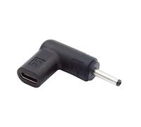cablecc USB 3.1 tipo C femmina USB-C a DC 12 V 3,5 x 1,3 mm maschio ad angolo di 90 gradi adattatore PD emulatore trigger