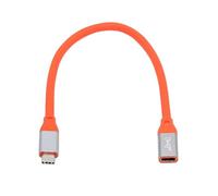 cablecc USB4 20 Gbps maschio-femmina Cavo ultra morbido e flessibile Supporta ricarica da 100 W e display 8K Compatibile con TB3/TB4 30 cm