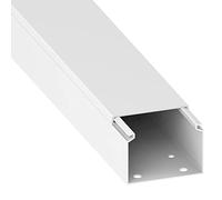 Canalina per cavi Cablecoach Habengut (con fori di montaggio nella base) 40x60 mm in PVC, colore: bianco, lunghezza 1 m