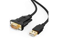 CableCreation, adattatore da USB a RS232, da USB 2.0 a RS232 maschio DB9, cavo convertitore seriale con chipset FTDI per registro di cassa, modem, scanner, macchinari industriali, CNC e superiori