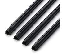 Cablefix Inofix 2201 - 30 - Canalina per cavi, autoadesiva, set da 4 x 1 m, 1 pezzo, colore: nero
