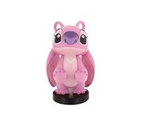 Cableguys Disney Lilo e Stitch Figurina Gaming Stitch Angel - Supporto per controller o smartphone - Cavo USB incluso - 20 cm