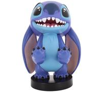 Cableguys Disney Lilo & Stitch Figurina Gaming Stitch Sorriso - Supporto per controller o smartphone - Cavo USB incluso - 20 cm