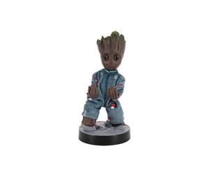 Cableguys Guardians of The Galaxy Toddler Groot in Pajamas Supporto Controller e Telefono - Porta Cellulare Compatibile con Xbox, PlayStation e la Maggior Parte dei Controller, Accessori Gaming