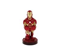 Cableguys Marvel Iron Man Supporto Controller e Telefono - Porta Cellulare Compatibile con Xbox, PlayStation e la Maggior Parte dei Controller, Accessori Gaming per Scrivania e Postazione Gamer