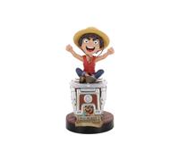 Cableguys One Piece Figura Gaming Luffy Wanted sul Forziere - Supporto per controller o smartphone - 20 cm