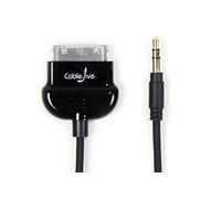 CableJive LineOut PRO, Cavo Dock per iPod Classico, Nero
