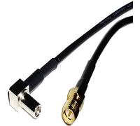 Cablematic - Cavo RG-174RF 20cm (MS-147-C-LP-Macho/rSMA-Hembra)
