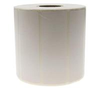 Cablematic PN20071610010174142 - BM77 Rotolo da 1200 etichette adesive per stampante Trasferimento termico 76,2 x 25,4 mm, 50 unità, bianco