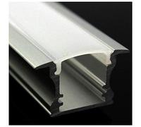 Cablematic - Striscia di alluminio per striscia di LED di 12mm dimensione 25x15x1000 mm