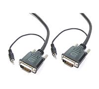 Cablematic - Super DVI-D con audio jack da 3,5 mm maschio connettore 5 m
