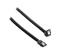 CableMod CM-CAB-RSAT-N30KK-R - Cavo SATA 3 ad angolo retto ModMesh, colore: Nero