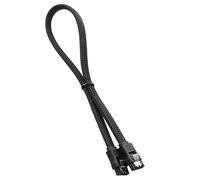 Cablemod CM-CAB-SATA-N30KK-R cavo SATA 0,3 m SATA 7-pin Nero (CableMod ModMesh SATA 3 Cable 30cm - Black) NEW