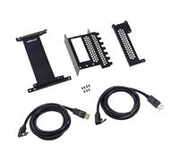 CableMod Supporto per Scheda Grafica Verticale Cavo Riser PCIe x16, 2X DisplayPort - Nero