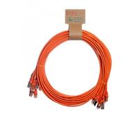 Cablenet CNL 10PK 2M C6a Or UFTP Ls 30AWG Slim SB cavo di rete Arancione Cat6a U