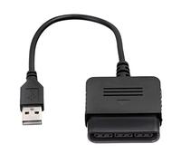 CABLEPELADO Adattatore Convertitore per Controller PS1 PS2 a PS3 o PC, Compatibile Con Sony PS1 PS2, Lunghezza 20 Cm, Nero