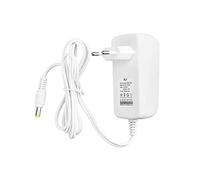 CABLEPELADO Alimentatore 12 V 1 A, adattatore di alimentazione, alimentatore 12 V, alimentatore da parete 12 V, caricatore 12 V, adattatore di alimentazione, connettore DC 5,5 x 2,5 mm, bianco