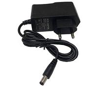 CABLEPELADO Alimentatore 12 V 1 A, adattatore di alimentazione, alimentatore 12 V, alimentatore da parete 12 V, caricabatterie 12 V, adattatore di alimentazione, connettore DC 5,5 x 2,5 mm, nero