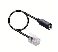 CABLEPELADO Cavo adattatore telefono RJ9 maschio a jack da 3,5 mm | TRRS jack 3,5 mm | RJ9 4P4C | Convertitore auricolare microfono per telefoni IP di Cisco Office (1 jack)