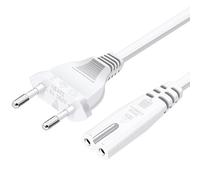 cablepelado, cavo di alimentazione iec-320-c7, 1,8 m, Bianco