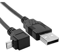 CABLEPELADO Cavo Micro USB Sincronizza e Ricarica | Accodato 90° | Trasferimento dati 480 Mbit/s | Compatibile con Samsung, HTC, Sony, Motorola, LG, Nokia, Kindle, PS4, Xbox One | Nero | 1.80 Metri