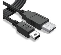 CABLEPELADO Cavo Mini USB Sincronizza e Ricarica | Trasferimento dati 480 Mbit/s | Compatibile con Microfono Blue Yeti, PS3, Wii U Pro, Disco Rigido Esterno, Fotocamere Digitali, MP3 | Nero | 1.80
