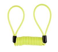 CABLEPELADO - Cavo promemoria per blocco disco moto - sicurezza antifurto 1,2 m di lunghezza, alta visibilità, cavo a spirale resistente ed elastico