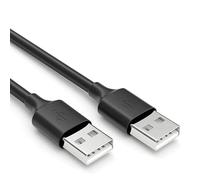 CABLEPELADO Cavo USB 2.0 Super Speed | Cavo USB dati tipo A maschio maschio | Velocità fino a 480 Mbps per computer, TV Box, HDD esterno, base di ventilazione, hub USB, Raspberry Pi | nero | 3 metri