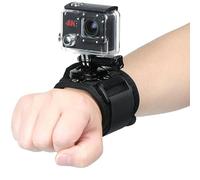CABLEPELADO Cinturino regolabile da polso per fotocamera, supporto da polso per action cam, bracciale per fotocamera, compatibile con Gopro, Xiaomi SJCAM ROLLEI ecc., girevole a 365 gradi, regolabile