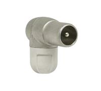 CABLEPELADO Connettore CEI Maschio | Connettore CEI angolato schermato Maschio per Cavo coassiale | Adatto per Cavi coassiali da 6,8mm | Maschio