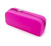 CABLEPELADO Estuche Escolar, Estuche portalápices, Estuche Multiusos. Estuche Colegio, Estuche Moderno, Bolsa de lápices Escolar, Estuche lápices, Silicona, 18.5 cm Largo x 7.5 cm Alto, Rosa