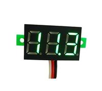 CABLEPELADO - Misuratore digitale di tensione 0-100 V con display a 3 cifre in colore rosso - Alta precisione e design compatto per sistemi elettronici (verde)