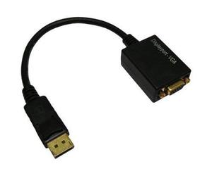 CABLES DIRECT - 15CM DSPY PRT M-HD15 VGA F BLK ADP NUOVO