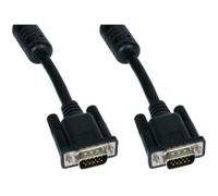 Cables Direct 1m SVGA cavo VGA VGA (D-Sub) Nero, Argento