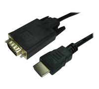 CABLES DIRECT - 1MTR HDMI TO VGA CABLE GOLD PLATED NUOVO