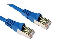 Cables Direct 2m CAT6a, M - M Cavo di Rete S/FTP (S-STP) Blu - Cavi di Rete (M - M, 2 m, Cat6a, S/FTP (S-STP), RJ-45, RJ-45, Blu)