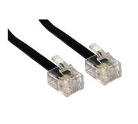 Cables Direct Cables Direct RJ-11, 1m Nero (CDL 1m RJ11 to RJ11 Modem - Bl)