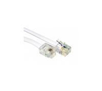 Cables Direct Cables Direct RJ11 - RJ11, 1m Bianco (CDL 1m RJ11 to RJ11 Modem -