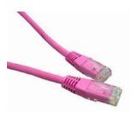 Cables Direct Cat5e UTP 1m Cavo di Rete Rosa - Cavi di Rete (1 m, RJ-45, RJ-45, Rose)